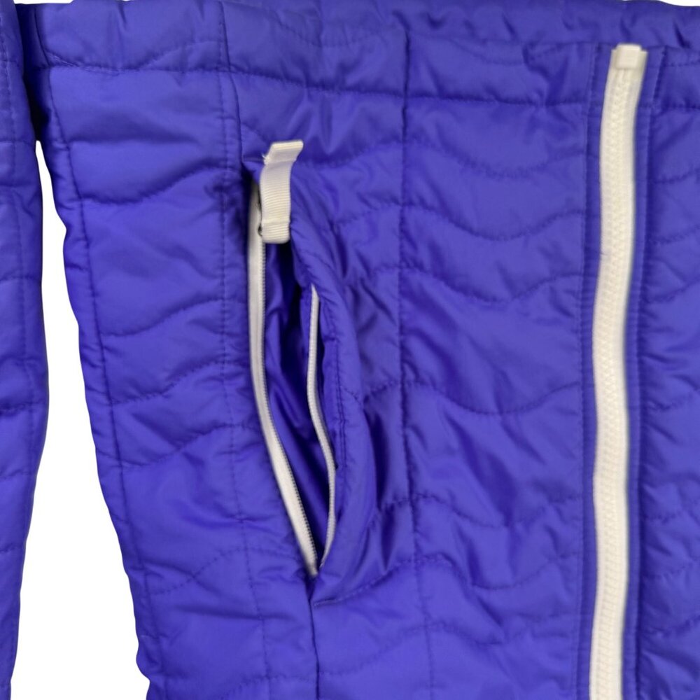 The North Face TNF Womens Quilted Jacket Purple XS Nylon Lightweight Full Zip - Picture 11 of 16